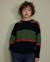 Pull garçon en tricot avec rayures contrastées et tons vifs Bleu 1 - vertbaudet enfant 