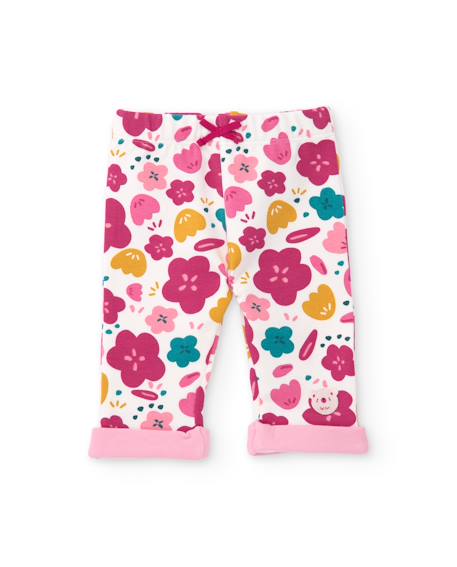 Ensemble en peluche pour bébé de trois pièces avec détails brodés Rose 6 - vertbaudet enfant 