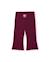 Pantalon fille en molleton imprimé léopard au toucher doux Rouge 3 - vertbaudet enfant 