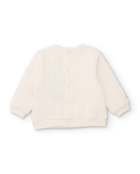 Ensemble en peluche pour bébé avec poche avant imprimée Blanc 3 - vertbaudet enfant 
