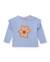 T-shirt bébé fille en jersey avec motif floral central Bleu 1 - vertbaudet enfant 