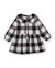 Robe fille à carreaux et col claudine Gris 1 - vertbaudet enfant 