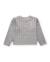 Pull fille en tricot côtelé avec touches argentées Gris 3 - vertbaudet enfant 
