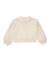 Sweat-shirt fille en molleton avec pierres décoratives et poignets élastiques Blanc 2 - vertbaudet enfant 