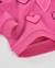 Sweat bébé fille en molleton chaud avec cœurs brodés Rose 5 - vertbaudet enfant 