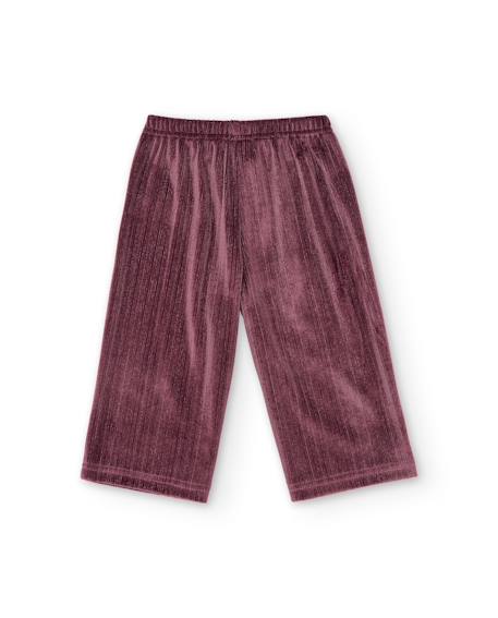 Ensemble fille en molleton avec sweat imprimé et détail nœud Noir 5 - vertbaudet enfant 
