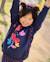 Sweat en molleton pour fille à motif floral et volants Bleu 1 - vertbaudet enfant 
