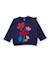 Ensemble en molleton pour bébé fille avec sweat et legging imprimé cœurs Bleu 3 - vertbaudet enfant 