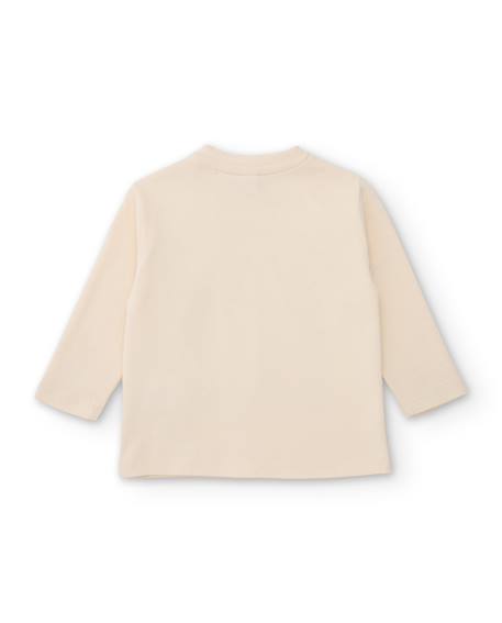 T-shirt bébé garçon en jersey doux à imprimé rhinocéros Blanc 2 - vertbaudet enfant 