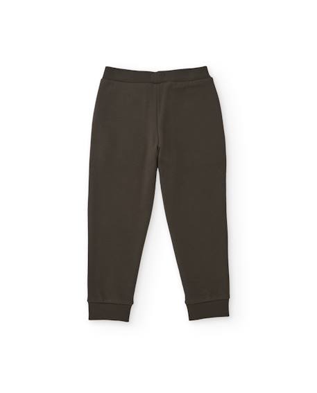 Ensemble garçon avec t-shirt en coton design skate et pantalon jogger Blanc 5 - vertbaudet enfant 