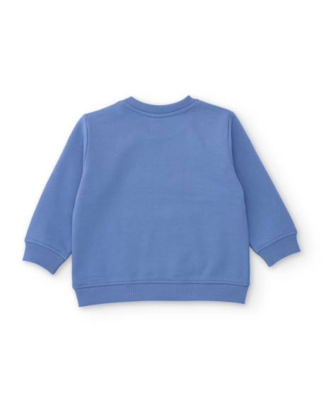 Sweat en molleton bébé garçon motif vespa tissu doux et chaud Bleu 3 - vertbaudet enfant 