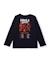 T-shirt garçon en jersey avec imprimé dans le dos Bleu 4 - vertbaudet enfant 