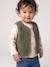 Gilet bébé sherpa à pressions vert 2 - vertbaudet enfant 