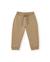Pantalon en molleton pour garçon avec chevilles côtelées et cordon de serrage Marron 1 - vertbaudet enfant 