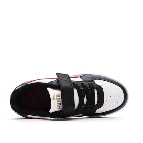 Baskets basses à scratch Blanc marine or+Blanc rouge fire bleu+Noir 17 - vertbaudet enfant 