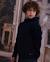 Pull à capuche en tricot pour garçon avec tissu chaud Bleu 1 - vertbaudet enfant 
