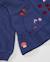 Sweat zippé à capuche bébé fille en molleton Bleu 4 - vertbaudet enfant 