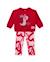 Ensemble fille en molleton avec sweat à motif ludique et leggings assortis Rouge 2 - vertbaudet enfant 