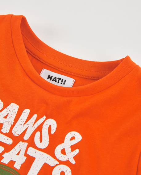 T-shirt garçon en jersey avec graphique musical Orange 3 - vertbaudet enfant 