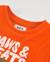 T-shirt garçon en jersey avec graphique musical Orange 3 - vertbaudet enfant 