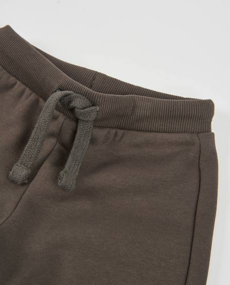 Pantalon en molleton pour bébé garçon avec taille ajustable et toucher doux Marron 3 - vertbaudet enfant 