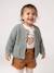 Gilet bébé en maille grosse jauge beige chiné+vert sauge 9 - vertbaudet enfant 