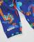 Pantalon de jogging garçon en molleton à imprimé dinosaures et tissu résistant Bleu 5 - vertbaudet enfant 