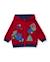 Ensemble garçon en molleton avec sweat zippé à capuche Rouge 3 - vertbaudet enfant 