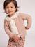 Cardigan broderie dorée coeur bébé beige+ivoire+vieux rose 2 - vertbaudet enfant 