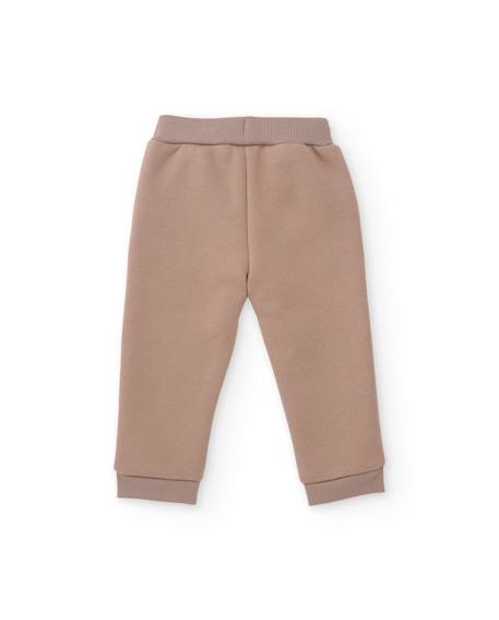 Ensemble garçon en molleton avec sweat motif ours et pantalon assorti Vert 5 - vertbaudet enfant 