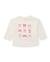 T-shirt en maille à manches longues pour bébé fille avec motif de nœuds Blanc 1 - vertbaudet enfant 