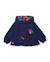 Sweat zippé à capuche fille en molleton Bleu 1 - vertbaudet enfant 