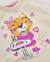 T-shirt en jersey fille à motif léopard et détail nœud Blanc 3 - vertbaudet enfant 