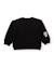 Sweat bébé fille en molleton doux avec imprimé cœur Noir 2 - vertbaudet enfant 