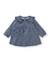 Robe en jean bébé fille à imprimé cœurs et matière douce Bleu 2 - vertbaudet enfant 