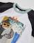 T-shirt garçon manches longues en jersey à imprimé graphique Blanc 3 - vertbaudet enfant 