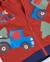 Sweat à capuche zippé bébé garçon en molleton avec motif voitures Rouge 3 - vertbaudet enfant 