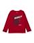 T-shirt garçon en maille avec motif de roue Rouge 1 - vertbaudet enfant 