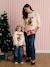 Sweat de Noël femme Capsule Famille vanille 3 - vertbaudet enfant 