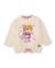T-shirt en jersey fille à motif léopard et détail nœud Blanc 1 - vertbaudet enfant 