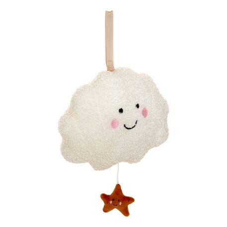 Peluche musicale nuage à suspendre - noa Beige 2 - vertbaudet enfant 