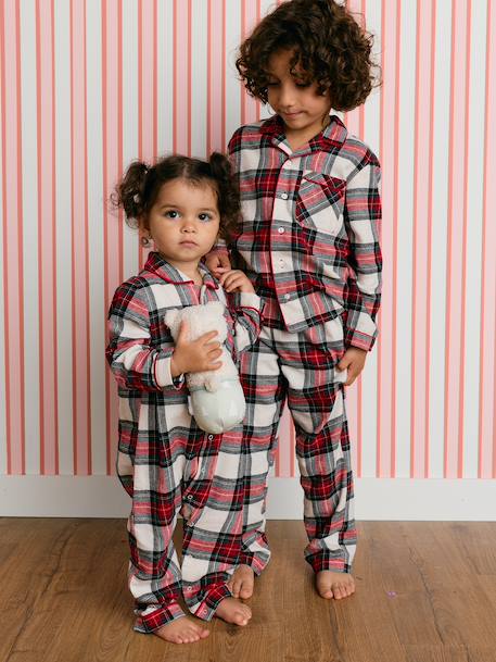 Pyjama enfant garçon Capsule Famille rouge 2 - vertbaudet enfant 