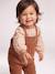 Ensemble blouse et salopette velours bébé fille bleu céleste+noisette 19 - vertbaudet enfant 
