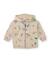 Ensemble garçon en molleton avec sweat zippé à capuche et pantalon Beige 2 - vertbaudet enfant 