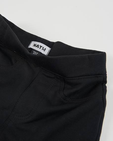 Legging en molleton évasé coupe confort pour fille Noir 3 - vertbaudet enfant 
