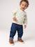 Jean denim bébé denim brut+denim gris 1 - vertbaudet enfant 