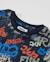 T-shirt garçon en jersey avec imprimé créatif graffiti Bleu 3 - vertbaudet enfant 