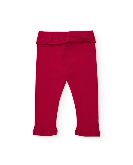 Ensemble bébé fille en molleton avec sweat fleuri et legging confortable Rose 5 - vertbaudet enfant 