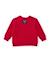 Sweat garçon en molleton à message fantaisie Rouge 2 - vertbaudet enfant 