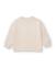 Sweat en molleton fille à motif cœurs texturés Blanc 3 - vertbaudet enfant 
